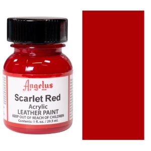 Angelus Acrylic Leather Paint 1oz Scarlet Red
