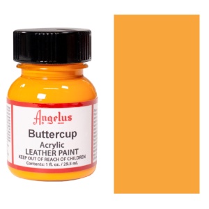 Angelus Acrylic Leather Paint 1oz Buttercup
