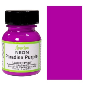 Angelus Acrylic Leather Paint 1oz Neon Paradise Purple