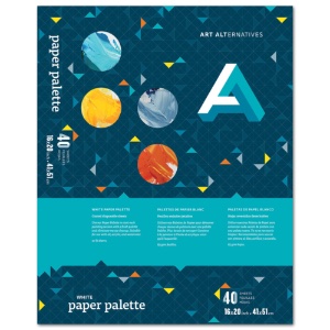 Disposable Palette Paper 8 1/4X11 1/5 40 Sheets Pad