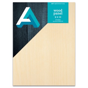 Art Alternatives Wood Panel 3/4" Studio 9" x 12"