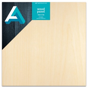Art Alternatives Wood Panel 3/4" Studio 14" x 14"