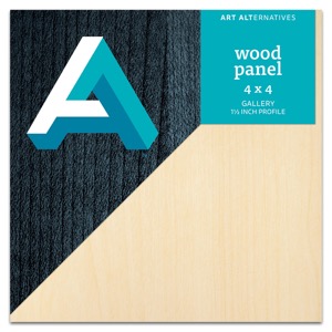 Art Alternatives Wood Panel 1.5" Gallery 4" x 4"