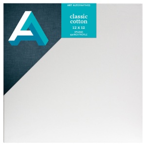 Art Alternatives Classic Cotton Stretched Canvas 3/4" Studio 12"x12"