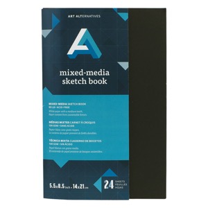 Art Alternatives Multi-Media Sketchbook 24 Sheets 5.5"x8.5"