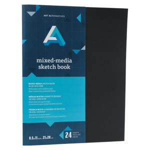 Art Alternatives Multi-Media Sketchbook 24 Sheets 8.5"x11"
