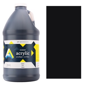 Art Alternatives Economy Acrylic Half Gallon Black