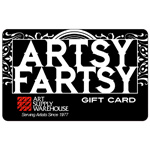 Art Supply Warehouse Gift Card $25 "Artsy Fartsy"