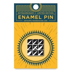 ASW Enamel Pin Series 5 ASW Logo Black & Chrome
