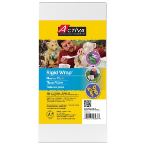 Activa Rigid Wrap Microwavable Plaster Cloth Roll 12"x50'