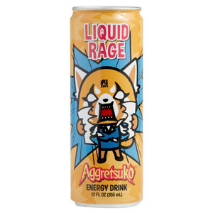 Aggretsuko Liquid Rage Energy Drink 12oz