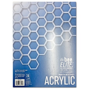 Bee Paper Company Bee ELITE Artist Premium Acrylic Paper Pad 9"x12"