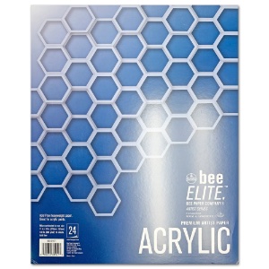 Bee Paper Company Bee ELITE Artist Premium Acrylic Paper Pad 11"x14"