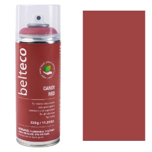 Belteco Water-Based Spray Paint 11.29oz Matte Candy Red