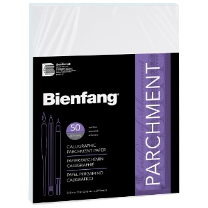 Bienfang White Calligraphy Parchment Paper Pad 8.5" x 11"
