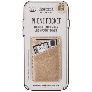 Bookaroo Phone Pocket Gold