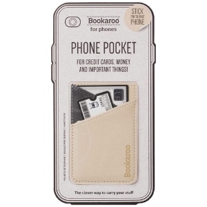 Bookaroo Phone Pocket Cream