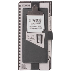 Bookaroo Notebook Clipboard Charcoal