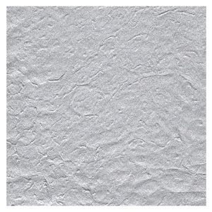 Black Ink Metallic Lokta Paper 20"x30" Silver