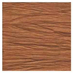 Black Ink Crinkled Wood Veneer Lokta Paper 19"x26" Nutmeg