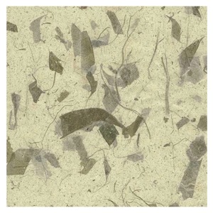 Black Ink Natural Mango Paper 8.5"x11" Natural Green