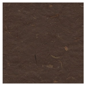 Black Ink Thai Banana Kozo Paper 8.5"x11" Deep Brown