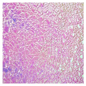 Black Ink Crackled Ice Iridescent Paper 19.5"x27.5" Opal White
