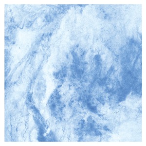 Black Ink Marbled Mulberry Paper 25"x37" Blue Sky