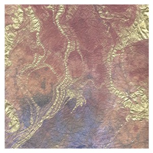 Black Ink Marbled Carnivale Momi Paper 24"x36" Peach/Blue/Pink/Gold