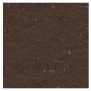 Black Ink Natural Banana Paper 25"x37" Deep Brown