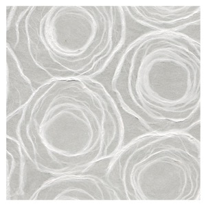 Black Ink Sheer Mulberry Whimzy Paper 25"x37" White