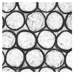 Black Ink Sheer Mulberry Beehive Paper 25"x37" Black