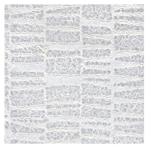 Black Ink Lace Patterned Stonehenge Mulberry Paper 25"x37" White