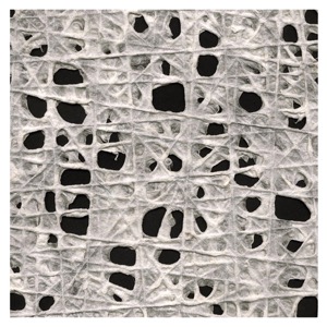 Black Ink Lace Heavyweight Melook Paper 27"x35" Natural White