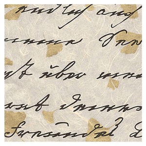 Black Ink Euroscript Mulberry Paper 25"x37" Cream