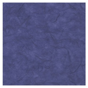 Black Ink Unryu Mulberry Paper 25"x37" Royal Blue