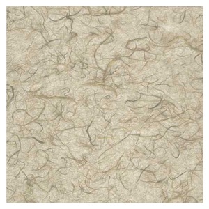 Black Ink Unryu Mulberry Paper 25"x37" Taupe