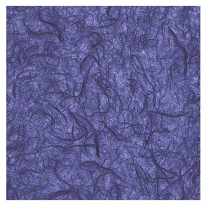 Black Ink Unryu Mulberry Paper 25"x37" Blue