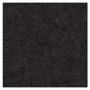 Black Ink Unryu Paper 25"x37" Black
