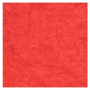 Black Ink Unryu Paper 25"x37" Red