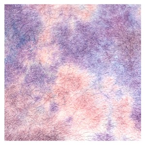 Black Ink Marbled Sheer Watercolor Momi Paper 23"x34" Violet/Pink