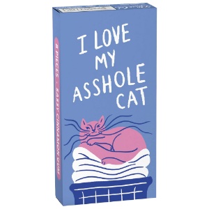 Blue Q Cinnamon Gum 8 Piece I Love My Asshole Cat