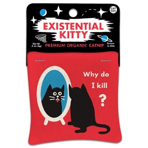 Blue Q Catnip Toy Existential Kitty
