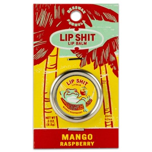 Blue Q Lip Shit Lip Balm 0.3oz Mango Raspberry