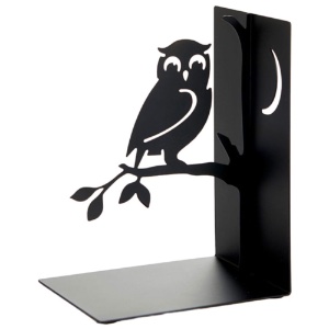 Balvi Bookend Black Metal Book Guard