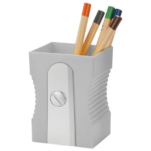 Balvi Pen Holder Sharpener Gray