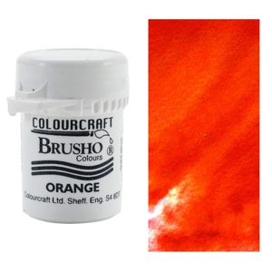 Colourcraft Brusho Crystal Colour 15g Orange