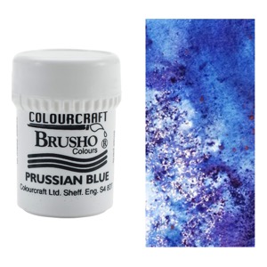 Colourcraft Brusho Crystal Colour 15g Prussian Blue