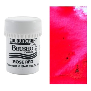 Colourcraft Brusho Crystal Colour 15g Rose Red