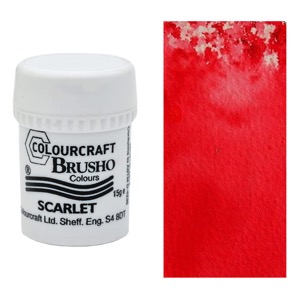 Colourcraft Brusho Crystal Colour 15g Scarlet
